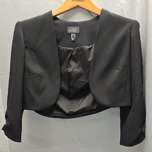 Black Women's Cropped Jacket